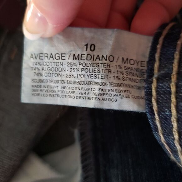 Gloria Vanderbilt Amanda Dark Wash Straight Leg Jeans size 10 - Picture 9 of 9